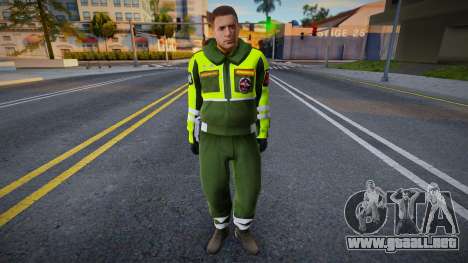 Teniente vaI con uniforme de invierno para GTA San Andreas