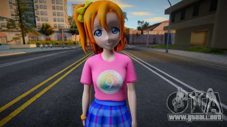 Love Live - Tshirt 153 para GTA San Andreas