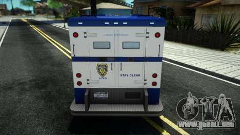 Police Stockade GTA IV v2 para GTA San Andreas