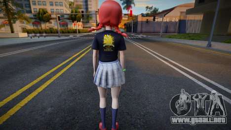 Love Live - Tshirt 78 para GTA San Andreas