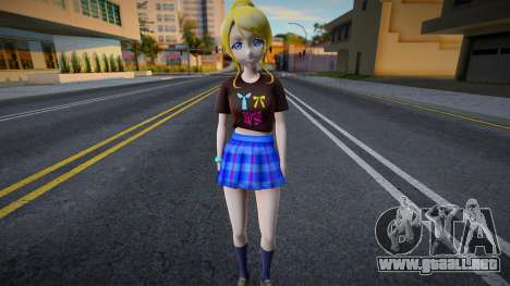 Love Live - Tshirt 57 para GTA San Andreas