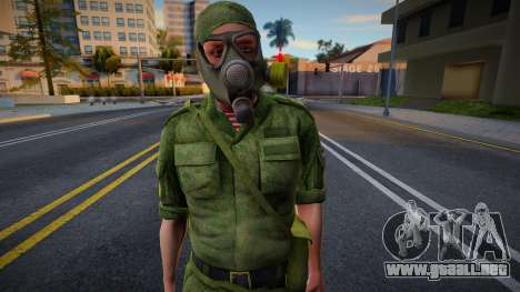 Rosgvardiya con una máscara de gas para GTA San Andreas