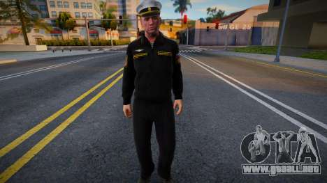 Marinero de la Armada con uniforme de oficina para GTA San Andreas