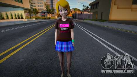 Love Live - Tshirt 96 para GTA San Andreas