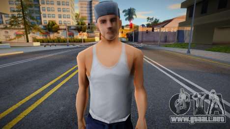 Un joven con camiseta para GTA San Andreas