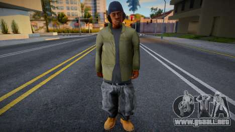 Un hombre con ropa de invierno para GTA San Andreas