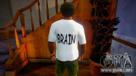 Camiseta DJ Brain para GTA San Andreas