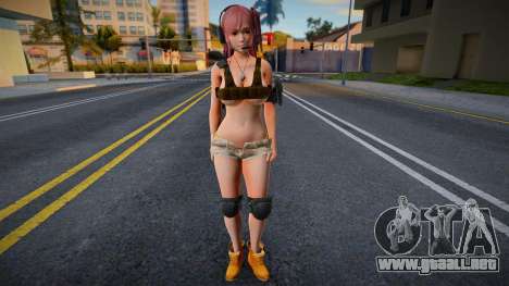 Honoka Commando v1 para GTA San Andreas