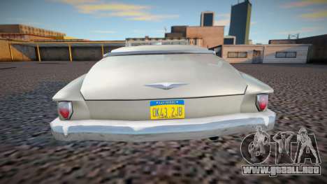 San Fierro License Plate (New York Style) para GTA San Andreas