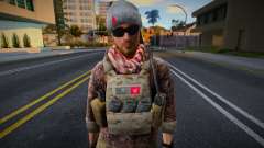 Soldado uniformado para GTA San Andreas