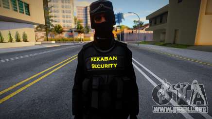 Azkaban Security Tactical Uniform para GTA San Andreas