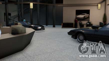 Revitalización de la sala de exposición de motores de Ottos Autos para GTA San Andreas Definitive Edition