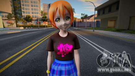 Love Live - Tshirt 116 para GTA San Andreas