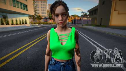 Claire Denim Shorts v1 para GTA San Andreas