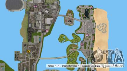 HD Satellite Map For Vice City para GTA Vice City Definitive Edition