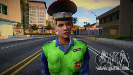 Inspectora de policía de tránsito para GTA San Andreas