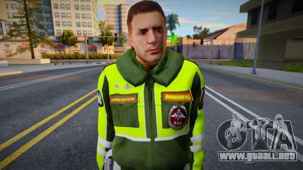 Teniente vaI con uniforme de invierno para GTA San Andreas