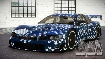 Nissan Skyline R34 JGTC S7 para GTA 4