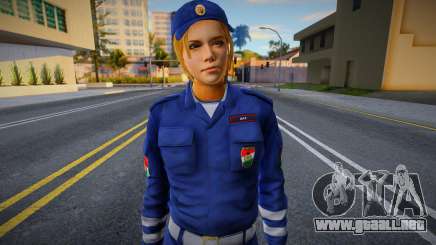 Magyar Női Katasztrófavédelemi Skin para GTA San Andreas