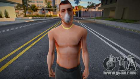 Hmycm en una máscara protectora para GTA San Andreas