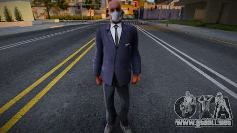 Bmyboun con una máscara protectora para GTA San Andreas