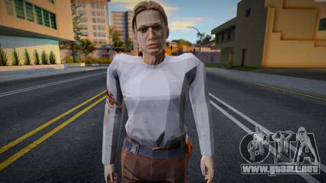 Regina (injured)  - RE Outbreak Civilians Skin para GTA San Andreas
