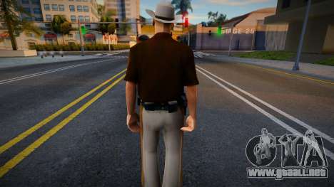 Sheriff con máscara protectora para GTA San Andreas