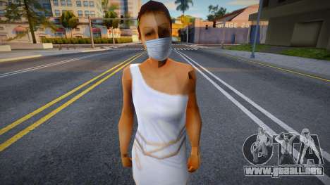 Vwfywai con una máscara protectora para GTA San Andreas