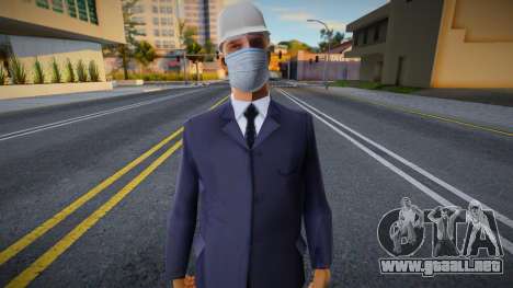 Wmyconb en una máscara protectora para GTA San Andreas