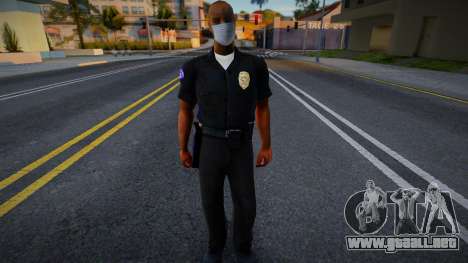 Frank Tenpenny con una máscara protectora para GTA San Andreas