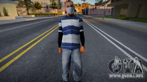 Vhmycr en una máscara protectora para GTA San Andreas