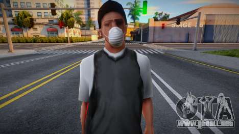 Bmycg en una máscara protectora para GTA San Andreas