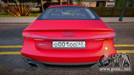 Audi RS 7 para GTA San Andreas
