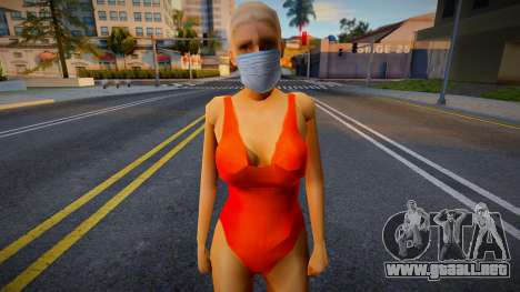 Wfylg en una máscara protectora para GTA San Andreas