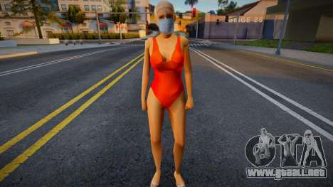 Wfylg en una máscara protectora para GTA San Andreas