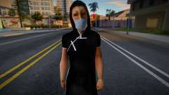 Sofyri en una máscara protectora para GTA San Andreas