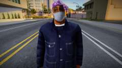 Ballas 2 en una máscara protectora para GTA San Andreas