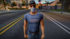 Dwmylc2 en una máscara protectora para GTA San Andreas