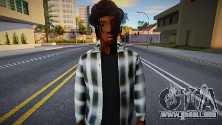 Hombre con camisa a cuadros para GTA San Andreas