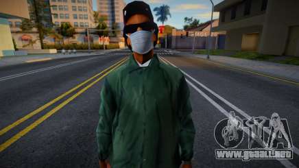 Ryder con una máscara protectora para GTA San Andreas