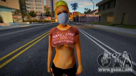 Wfyjg en una máscara protectora para GTA San Andreas