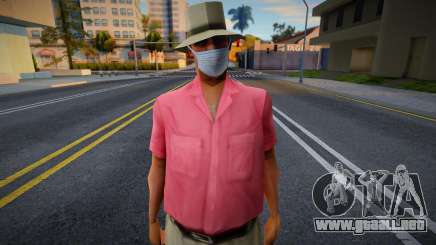 Hmogar en una máscara protectora para GTA San Andreas