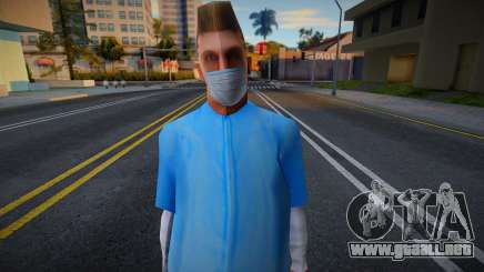Wmybar en una máscara protectora para GTA San Andreas