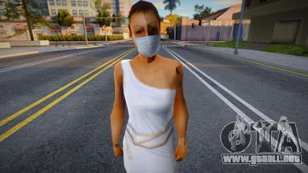 Vwfywai con una máscara protectora para GTA San Andreas