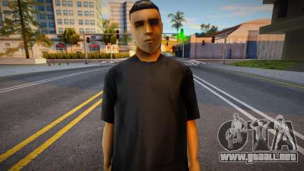 Chico en pantalones cortos y camiseta para GTA San Andreas