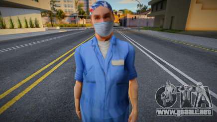Jethro con una máscara protectora para GTA San Andreas