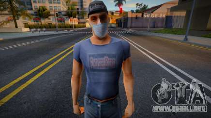 Dwmylc2 en una máscara protectora para GTA San Andreas