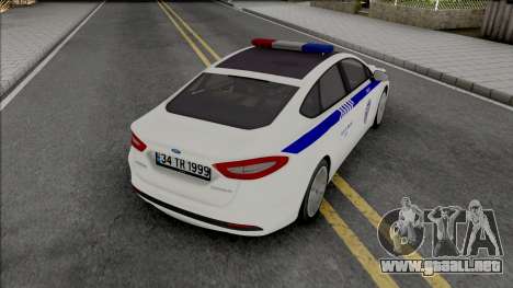 Ford Fusion Titanium Turkish Police para GTA San Andreas