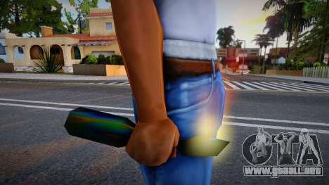 Iridescent Chrome Weapon - Molotov para GTA San Andreas