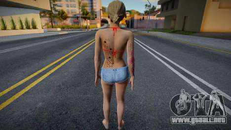 Kara Danvers Tattoo para GTA San Andreas